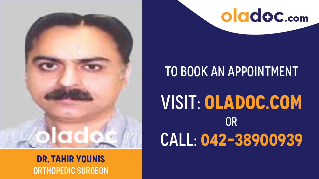 Book appointment with Dr.Tahir Younis-best Orthopedic Surgeon in Faisalabad